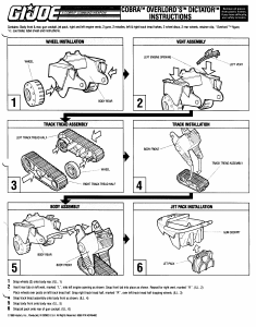 Manual Hasbro GI Joe Cobra Overlords Dictator