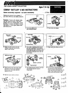 Manual Hasbro GI Joe Cobra Rattler 4-WD