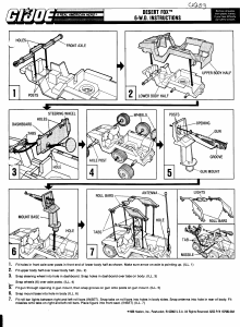 Manual Hasbro GI Joe Desert Fox 6-W.D.