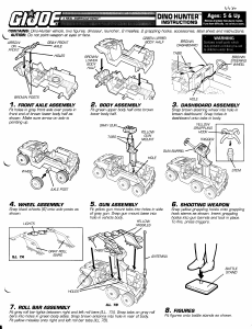 Manual Hasbro GI Joe Dino Hunter