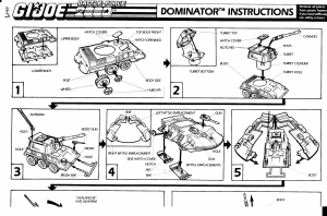 Manual Hasbro GI Joe Dominator