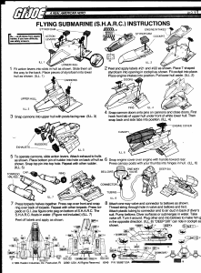 Manual Hasbro GI Joe Flying Submarine