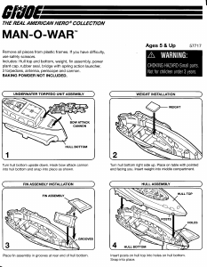 Handleiding Hasbro GI Joe Man-O-War