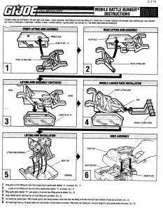 Manual Hasbro GI Joe Mobile Battle Bunker