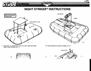 Manual Hasbro GI Joe Night Striker
