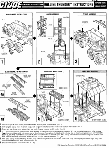 Manual Hasbro GI Joe Rolling Thunder