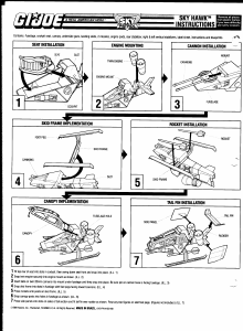 Manual Hasbro GI Joe Sky Hawk