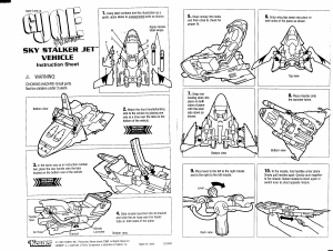 Handleiding Hasbro GI Joe Sky Stalker Jet