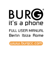 Instrukcja BURG Rome Smartwatch