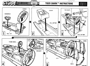 Manual Hasbro GI Joe Tiger Shark