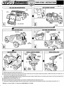 Manual Hasbro GI Joe Tiger Sting