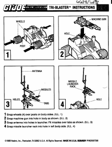 Manual Hasbro GI Joe Tri-Blaster