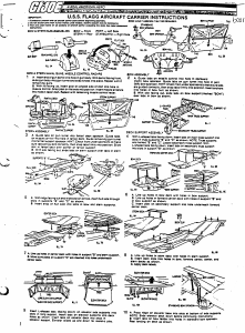 Manual Hasbro GI Joe U.S.S. Flagg Aircraft Carrier