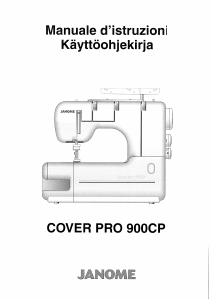 Manuale Janome CoverPro 900CP Macchina per cucire