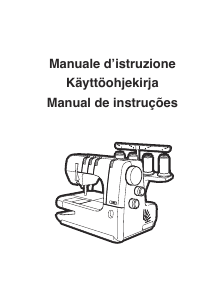 Manual Janome CoverPro 1000CPX Máquina de costura