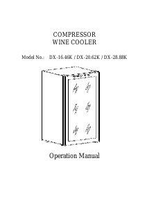 Manual Dunavox DX-16.46KC Wine Cabinet