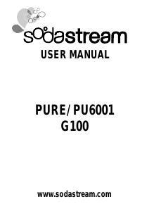 Manual SodaStream Pure Soda Maker