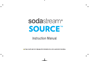 Mode d’emploi SodaStream Source Machine à Soda