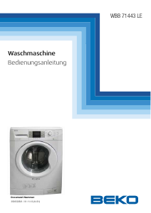 Bedienungsanleitung BEKO WBB 71443 LE Waschmaschine