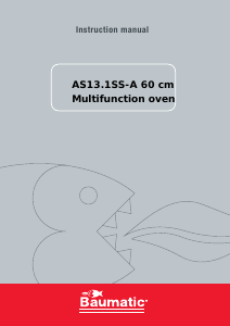 Handleiding Baumatic AS13.1SS-A Oven
