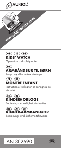 Mode d’emploi Auriol IAN 302690 Montre