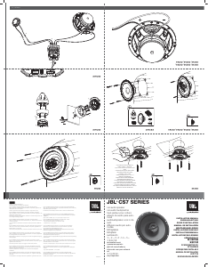 Manual de uso JBL CS742 Altavoz para coche