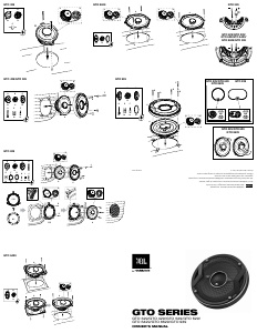 Manual de uso JBL GTO428 Altavoz para coche