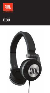 Manual de uso JBL E30 Auriculares