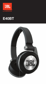 Manual JBL E40BT Headphone
