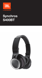 사용 설명서 JBL Synchros S400BT 헤드폰