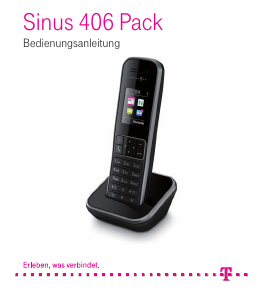 Bedienungsanleitung Telekom Sinus 406 Pack Schnurlose telefon