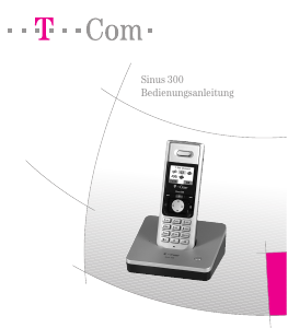 Bedienungsanleitung Telekom Sinus 300 Schnurlose telefon