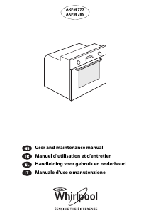 Manual Whirlpool AKPM 777 Oven