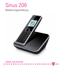 Bedienungsanleitung Telekom Sinus 206 Schnurlose telefon