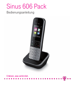 Bedienungsanleitung Telekom Sinus 606 Pack Schnurlose telefon