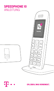 Bedienungsanleitung Telekom Speedphone 10 Schnurlose telefon