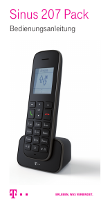 Bedienungsanleitung Telekom Sinus 207 Pack Schnurlose telefon