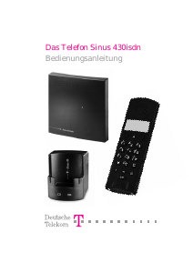 Bedienungsanleitung Telekom T-Sinus 430isdn Schnurlose telefon