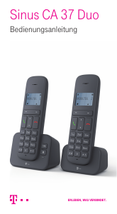 Bedienungsanleitung Telekom Sinus CA 37 Duo Schnurlose telefon