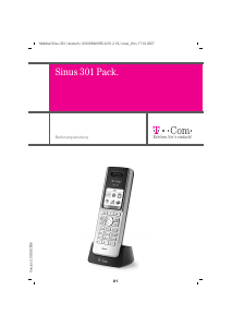 Bedienungsanleitung Telekom Sinus 301 Pack Schnurlose telefon