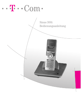 Bedienungsanleitung Telekom Sinus 300i Schnurlose telefon
