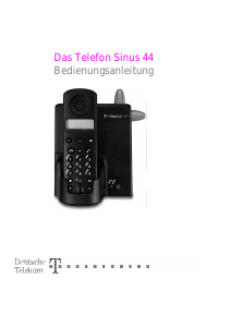 Bedienungsanleitung Telekom Sinus 44 Schnurlose telefon