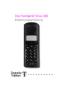 Bedienungsanleitung Telekom Sinus 44D Schnurlose telefon
