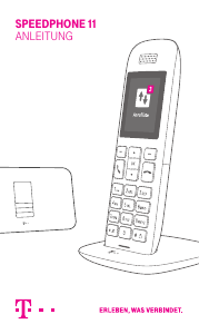 Bedienungsanleitung Telekom Speedphone 11 Schnurlose telefon