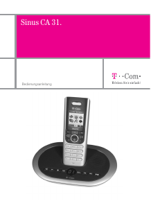 Bedienungsanleitung Telekom Sinus CA 31 Schnurlose telefon