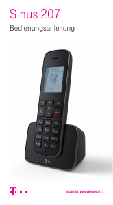 Bedienungsanleitung Telekom Sinus 207 Schnurlose telefon