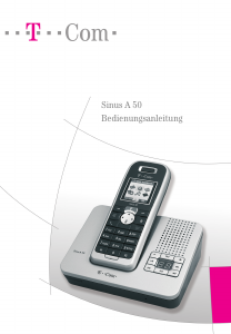 Bedienungsanleitung Telekom Sinus A 50 Schnurlose telefon