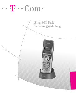 Bedienungsanleitung Telekom Sinus 300i Pack Schnurlose telefon