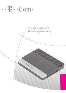 Bedienungsanleitung Telekom Teledat 800 Router