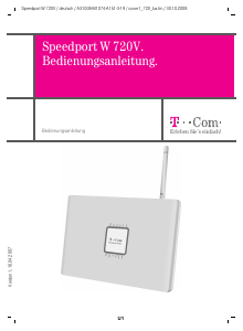 Bedienungsanleitung Telekom Speedport W 720V Router